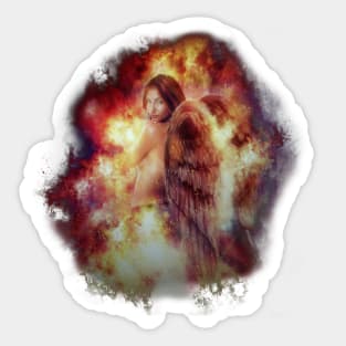 Facing Fire Doll Sticker